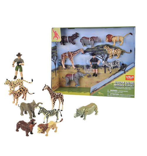 Safari animal playset discount