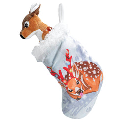 Fawn Holiday Stocking