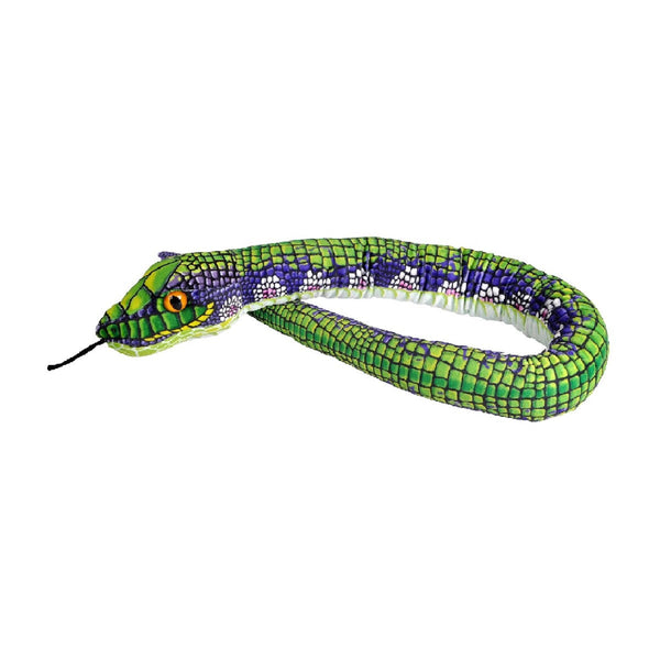 Printed Green Scales Snake Stuffed Animal - 54