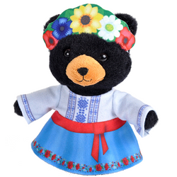 Travelkins Black Bear Stuffed Animal - 6