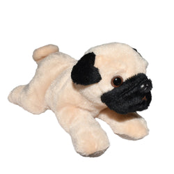 Laying Pug Dog Stuffed Animal - 6