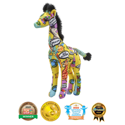 Baby Giraffe Plush, Soft and Light Weight Cuddling Giraffe Stuffed Plush Toy  With Weighted Beads, 50/40 Cm -  Sweden