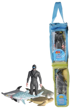 Diver & Aquatic Animal Figurines